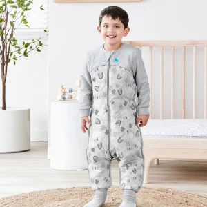 Pyjama Love To Dream™ en coton biologique et laine mérinos australienne Warm Clouds Grey