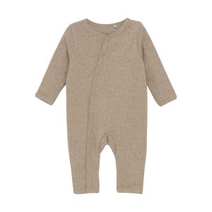 Barboteuse en coton organique Fixoni | Mocha