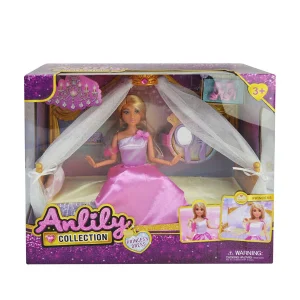 Anlili - Poupée princesse avec son lit