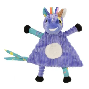 Doudou bébé Les déglingos Kiprokos le zèbre