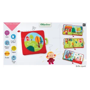 Livre pour bébé Lilliputions le petit chaperon rouge