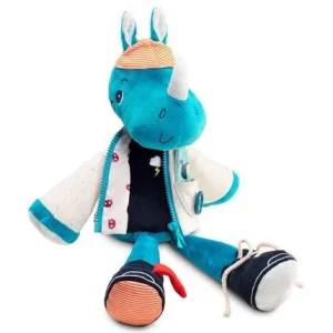 Peluche à habiller bébé Lilliputiens Marius le rhinocéros