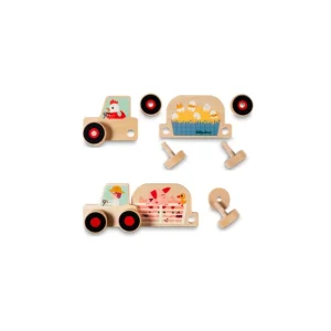 Tracteur en bois à assembler pour bébé Lilliputiens