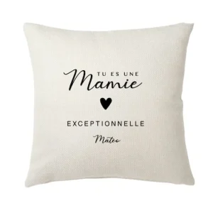 Coussin Mamie exceptionnelle (4 coloris)