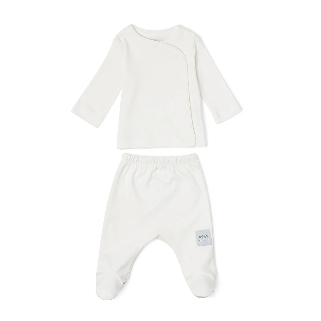 Combinaison deux pièces Chemise Blanc