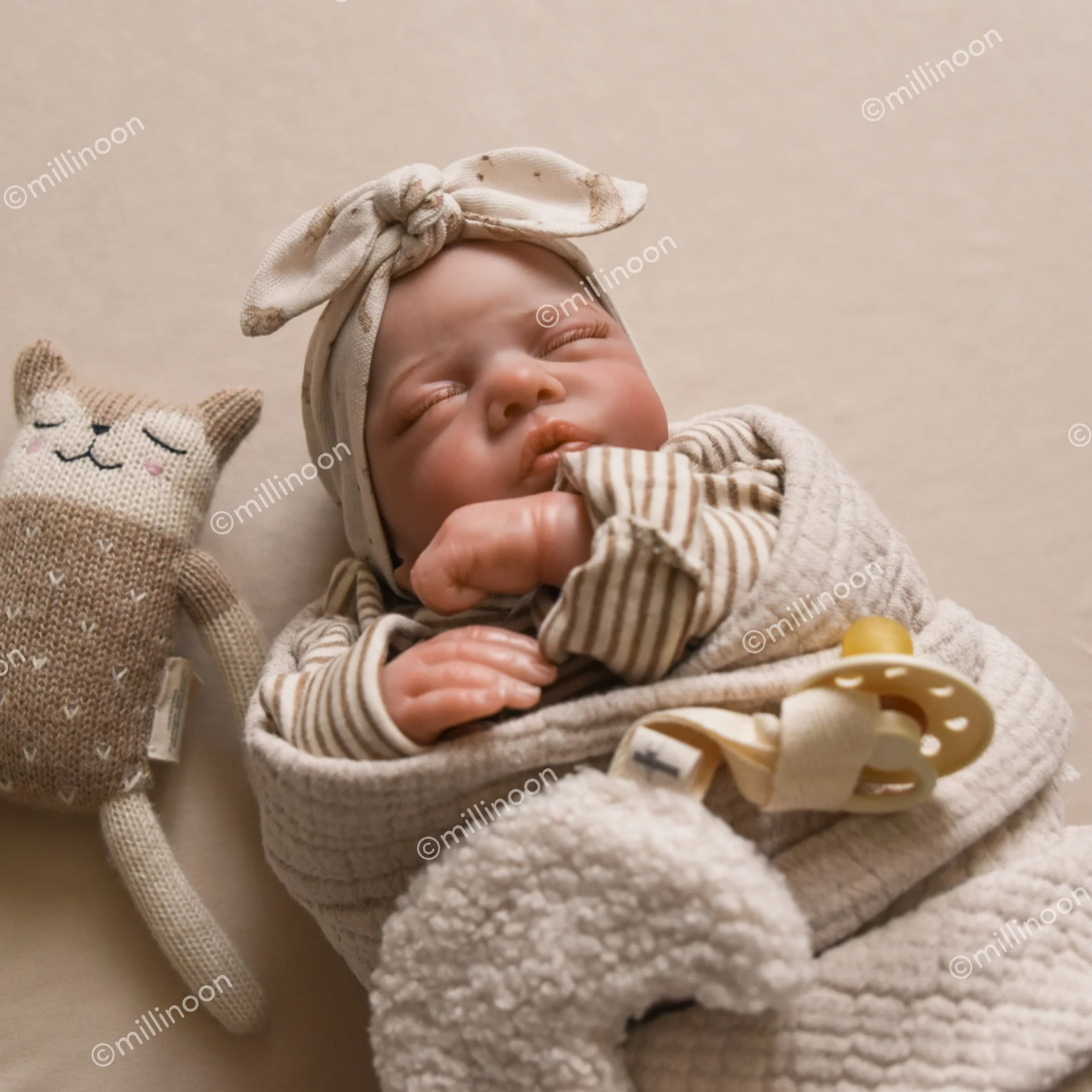 Bandeau gaze bio lapin – Image 3