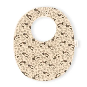 Bavoir maille coton bio fleuri
