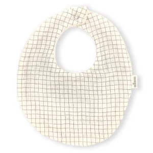 Bavoir gaze bio petit carreau