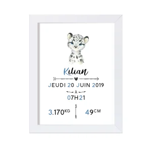 Affiche de Naissance "Modèle 21-22"