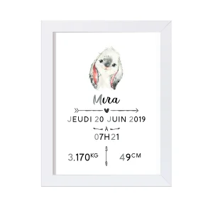 Affiche de Naissance "Modèle 23-24"