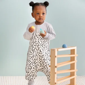 Pyjama motif animalier blanc