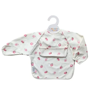 Bavoir à manches longues | Fraises