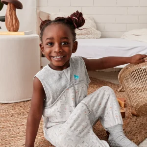 Pyjama Love To Dream™ Coton Bio Léger Mouette Grise