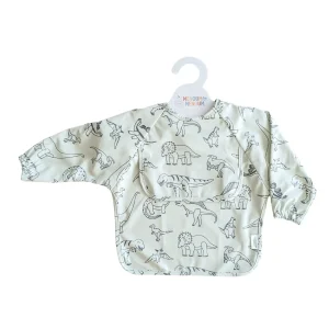 Bavoir à manches longues | Dinosaures